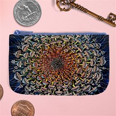 Mirror Fractal Large Coin Purse by Sparkle