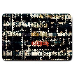 Art-design-color-banner-wallpaper Large Doormat 