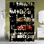 Art-design-color-banner-wallpaper Shower Curtain 48  x 72  (Small)  Curtain(48  X 72 ) - 42.18 x64.8  Curtain(48  X 72 )