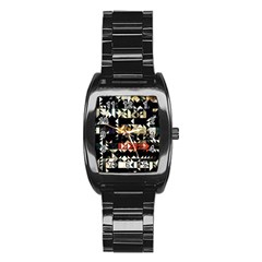 Art-design-color-banner-wallpaper Stainless Steel Barrel Watch