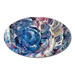 Abstract ammonite Oval Magnet Front