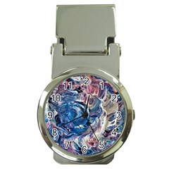 Abstract Ammonite Money Clip Watches by kaleidomarblingart