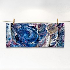 Abstract Ammonite Hand Towel by kaleidomarblingart