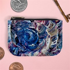 Abstract Ammonite Mini Coin Purse by kaleidomarblingart