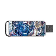 Abstract Ammonite Portable Usb Flash (one Side) by kaleidomarblingart