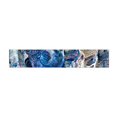 Abstract Ammonite Flano Scarf (mini) by kaleidomarblingart