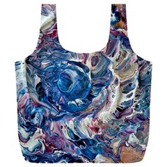 Abstract Ammonite Full Print Recycle Bag (xxxl) by kaleidomarblingart