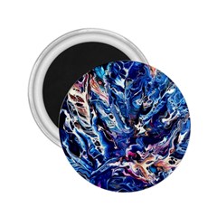 Cobalt Delta 2 25  Magnets by kaleidomarblingart