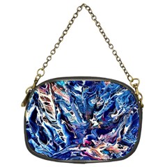 Cobalt Delta Chain Purse (two Sides)