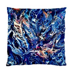 Cobalt Delta Standard Cushion Case (two Sides) by kaleidomarblingart