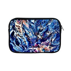 Cobalt Delta Apple Ipad Mini Zipper Cases by kaleidomarblingart