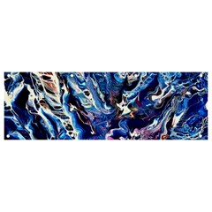 Cobalt Delta Banner And Sign 9  X 3  by kaleidomarblingart