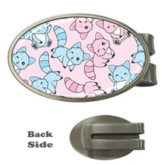 Children Pattern Design Money Clips (oval) 