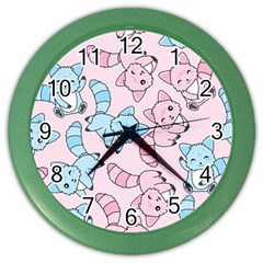 Children Pattern Design Color Wall Clock