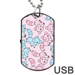 Children Pattern Design Dog Tag Usb Flash (one Side)