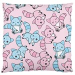 Children Pattern Design Large Flano Cushion Case (Two Sides) Back