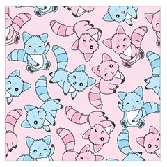 Children Pattern Design Square Satin Scarf (36  X 36 )