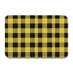 Black And Yellow Small Plaids Plate Mats by ConteMonfrey