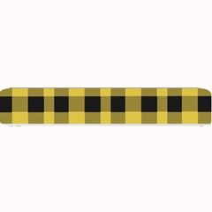 Black And Yellow Small Plaids Small Bar Mats by ConteMonfrey