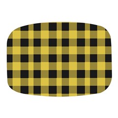 Black And Yellow Small Plaids Mini Square Pill Box by ConteMonfrey