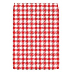 Straight Red White Small Plaids Removable Flap Cover (s) by ConteMonfrey