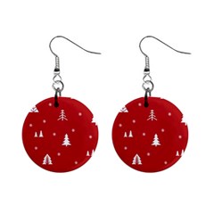 Abstract-cute-christmas Seamless Mini Button Earrings by nateshop