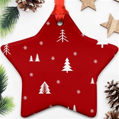 Abstract-cute-christmas Seamless Ornament (star) by nateshop