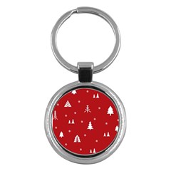 Abstract-cute-christmas Seamless Key Chain (round) by nateshop