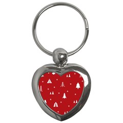 Abstract-cute-christmas Seamless Key Chain (heart) by nateshop