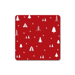 Abstract-cute-christmas Seamless Square Magnet by nateshop