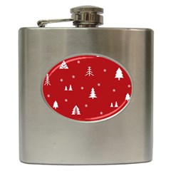 Abstract-cute-christmas Seamless Hip Flask (6 Oz) by nateshop