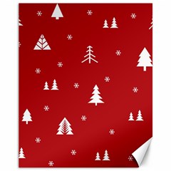 Abstract-cute-christmas Seamless Canvas 11  X 14  by nateshop