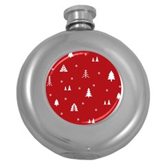 Abstract-cute-christmas Seamless Round Hip Flask (5 Oz) by nateshop