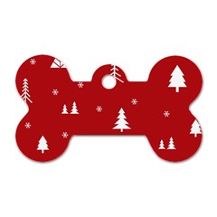 Abstract-cute-christmas Seamless Dog Tag Bone (one Side)