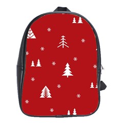 Abstract-cute-christmas Seamless School Bag (xl) by nateshop