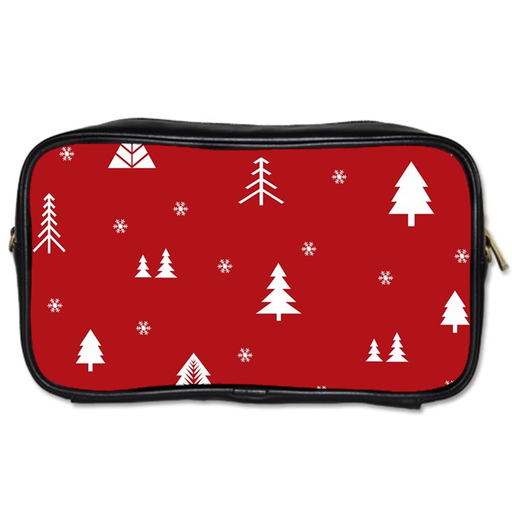 Abstract-cute-christmas Seamless Toiletries Bag (One Side)