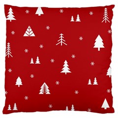 Abstract-cute-christmas Seamless Large Flano Cushion Case (two Sides) by nateshop