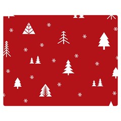 Abstract-cute-christmas Seamless Double Sided Flano Blanket (medium)  by nateshop