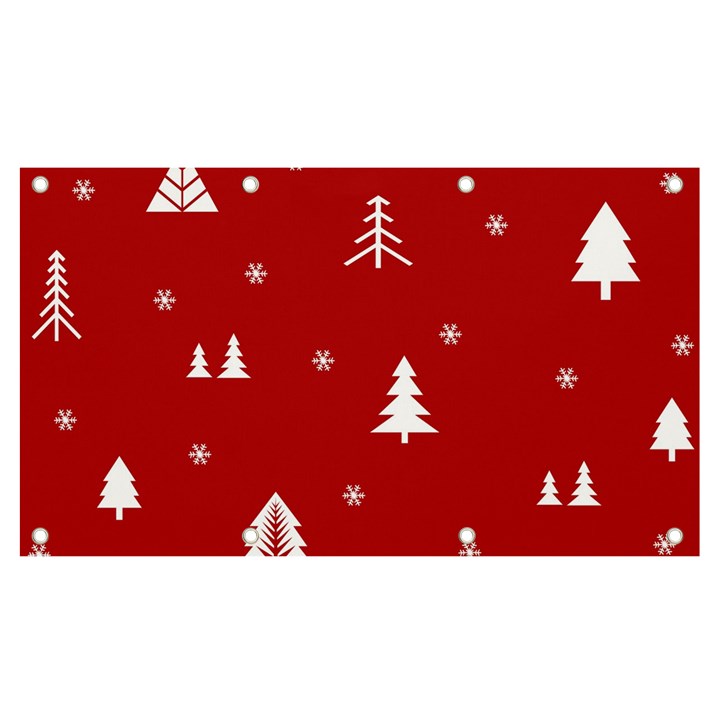 Abstract-cute-christmas Seamless Banner and Sign 7  x 4 