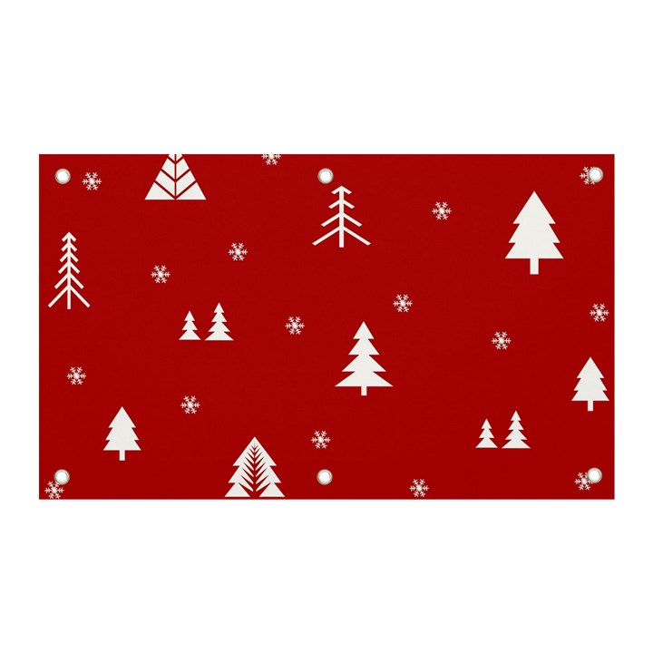 Abstract-cute-christmas Seamless Banner and Sign 5  x 3 