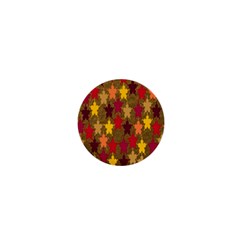 Abstract-flower Gold 1  Mini Magnets by nateshop