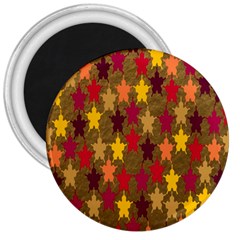 Abstract-flower Gold 3  Magnets by nateshop