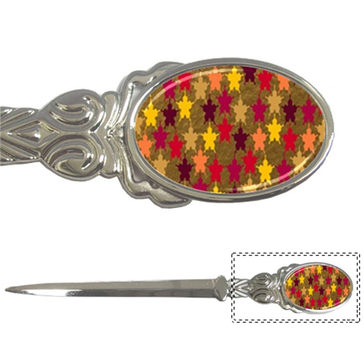 Abstract-flower Gold Letter Opener