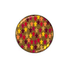 Abstract-flower Gold Hat Clip Ball Marker (10 Pack) by nateshop