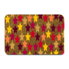 Abstract-flower Gold Plate Mats by nateshop