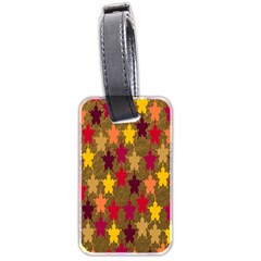 Abstract-flower Gold Luggage Tag (two Sides) by nateshop