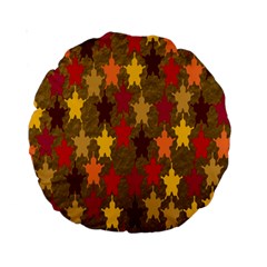 Abstract-flower Gold Standard 15  Premium Round Cushions