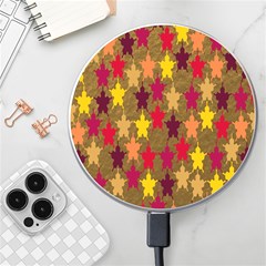 Abstract-flower Gold Wireless Charger by nateshop