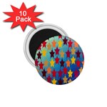 Abstract-flower,bacground 1.75  Magnets (10 pack)  Front