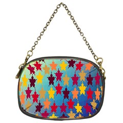 Abstract-flower,bacground Chain Purse (one Side) by nateshop